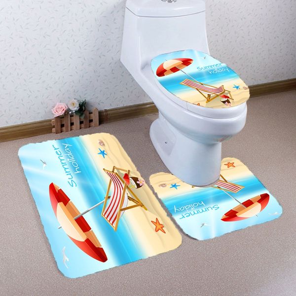 

summer beach sunshine in summer beach summer02 toilet three-piece set new sale