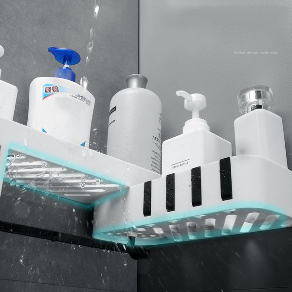 

пластиковая присоска ванной комната кухонный уголок для хранения стойки организатора душ полка и организация хранения