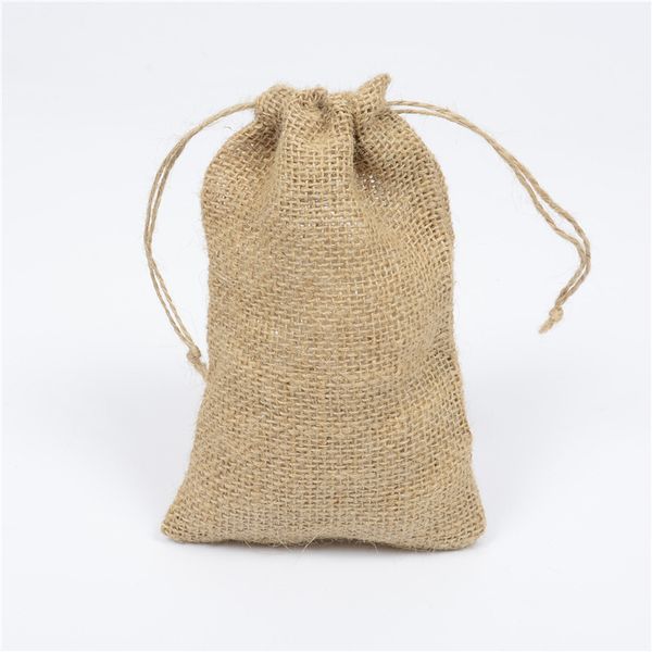 

jute cloth bag coffee beans coarse grain jute bag natural jute hemp drawstring bag