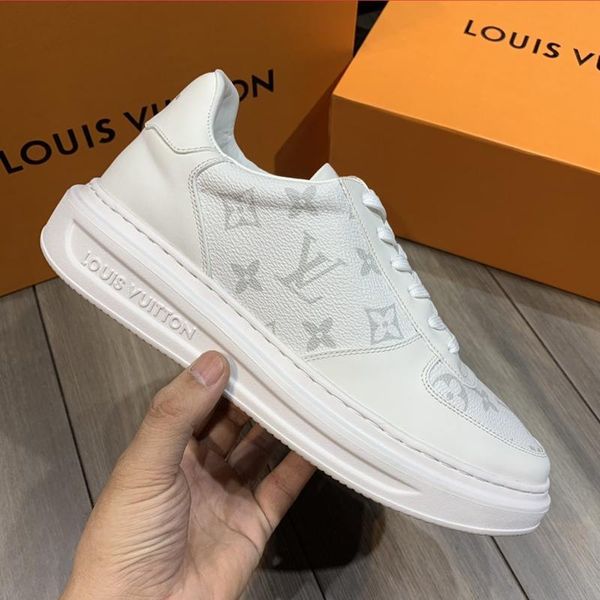 

rivoli sneaker luxury mens shoes breathable fashion plus size low footwears vintage design casual lace -up men shoes fast delivery, Black