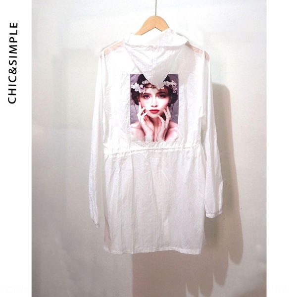 

2020 ветровка новый с капюшоном пальто свободного мультфильмом тонкой средней длиной солнцезащитным крем для женщин большого размера свободн, Tan;black