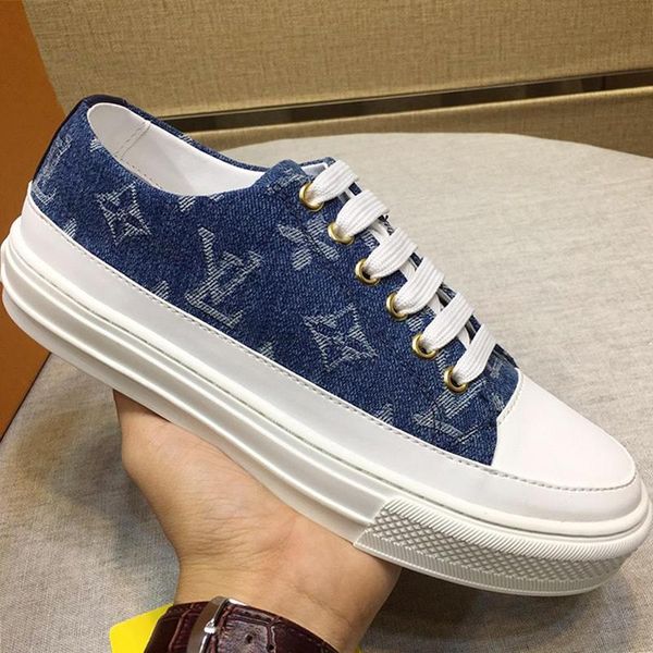 

womens sneakers fashion denim womens shoes luxury style zapatos de mujer lady shoes stellar sneaker boot with original box chaussures femmes