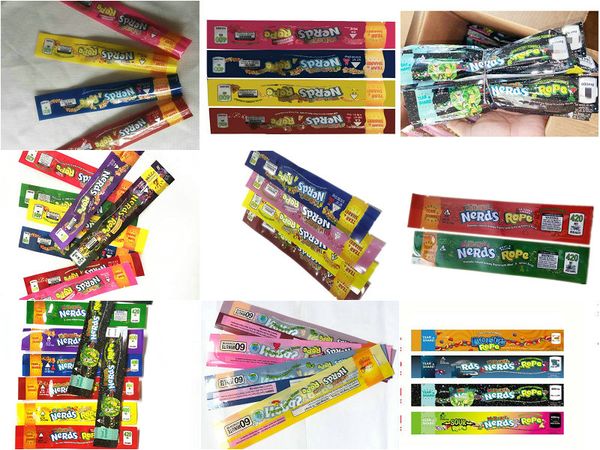 

2016 2020 new arrival nerds rope exotic candy bag three edge sealing bag exotic mini deodorant polyester foil food package car packing from
