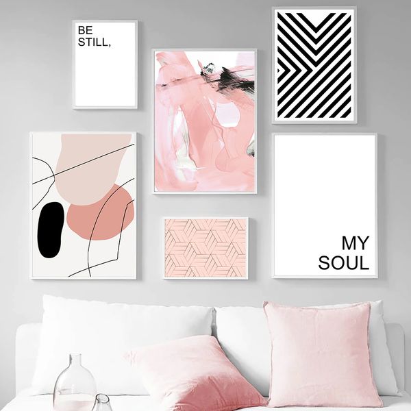 

абстрактные линии стены искусства холст картина геометрические плакаты и печать плаката nordic котировки wall фотографии для гостиной декор