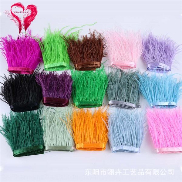

feather diy 15cm multicolor ostrich fur cloth belt textile diy accessories material clothing accessories lace, Silver