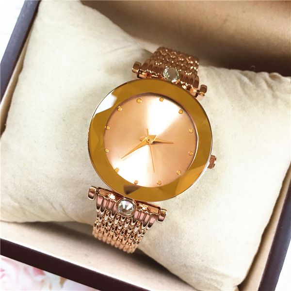 

new model fashion women wristwatch special design stainless steel luxury nice lady clock dress popular watch wholesale price, Slivery;brown