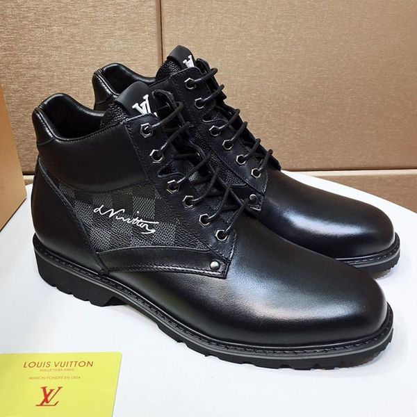 

mens shoes oberkampf ankle boot fashion bottes hommes luxury design booties footwear outdoors casual shoes mens l698 chaussures pour hommes, Black
