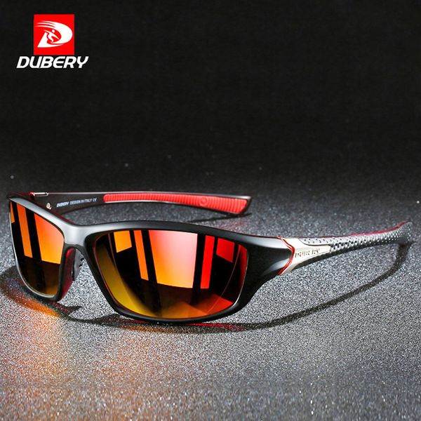 

dubery 2020 new sunglasses men polarized colorful tac mirror optical frames retro sun glasses uv400 goggles d7, White;black