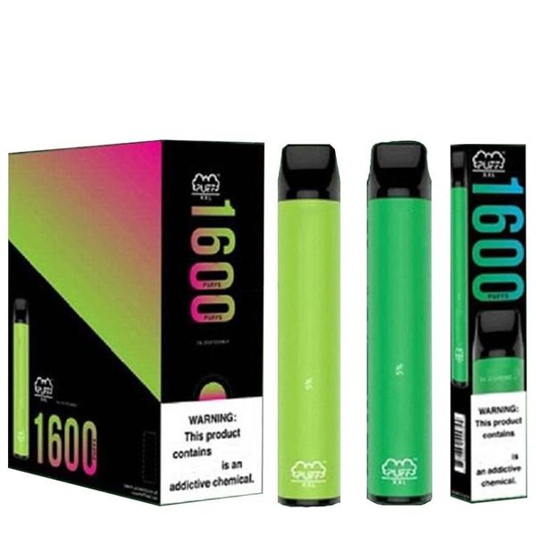 

2020 Нью-Puff XXL 1600puffs Одноразовые с Действительными Царапинами Кода Vape Pen устройства Starter Kits Пустых одноразовых устройства Наборы Puff Puff Flow Xtra