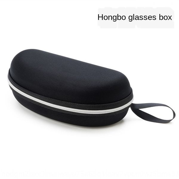 

zipper black eva case case zipper large frame universal sun glasses box glasses box, Blue