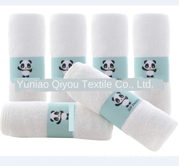 

solid color baby bamboo newborn bath bath towel face towel natural reusable