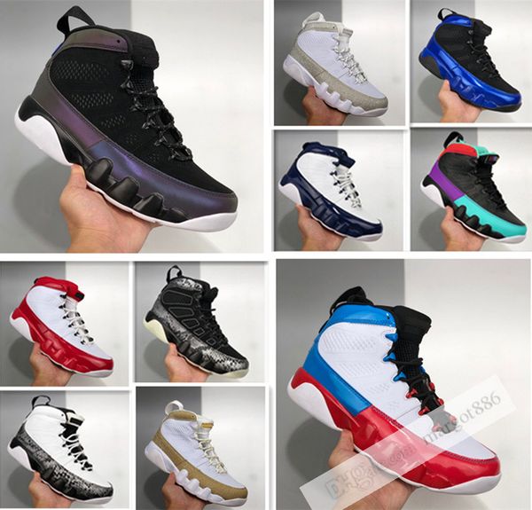 

2020 мужчин женщин баскетбольные туфли гонщики синий 9 9s тренажерный зал красный unc космический варенье мужчины спортивные кроссовки треан