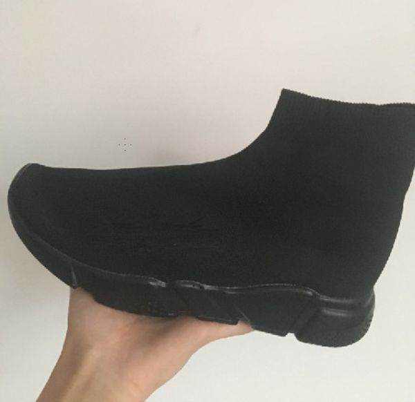 

2020 ace дизайнерские случайный носок обуви speed ​​trainer черный красный тройной черный мода носки тренера тапки вскользь 36-45, Black