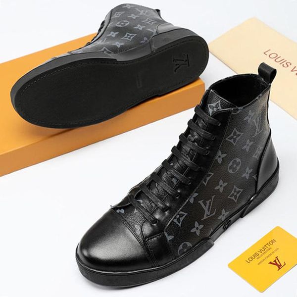 

new 2020 men shoes fashion sneakers chaussures pour hommes tattoo sneaker boot mens shoes casual design ankle boots with original box sale