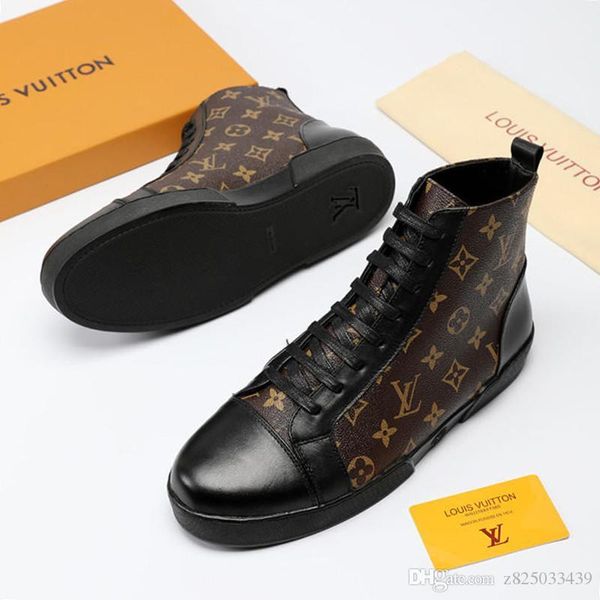 

mens shoes boots with origin box breathable tattoo sneaker boot zapatos de hombre mens shoes fashion type luxury chaussures pour hommes