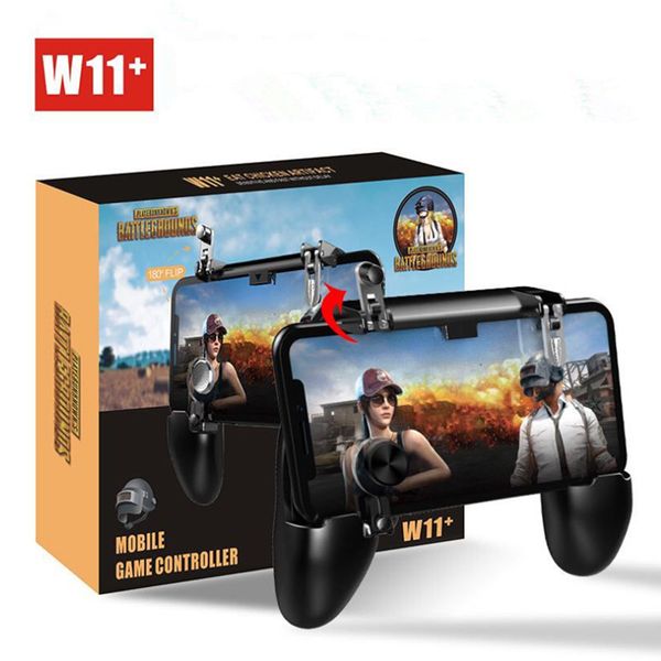 

w11+ pubg mobile gamepad controller pubg wireless joystick game shooter controller for universal smart phone