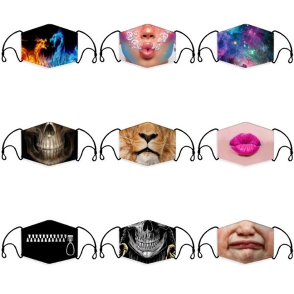 

face mask black air purifying fog mouth filter masks dust-proof breathable washable prevent droplets from spreading ffa3814#833