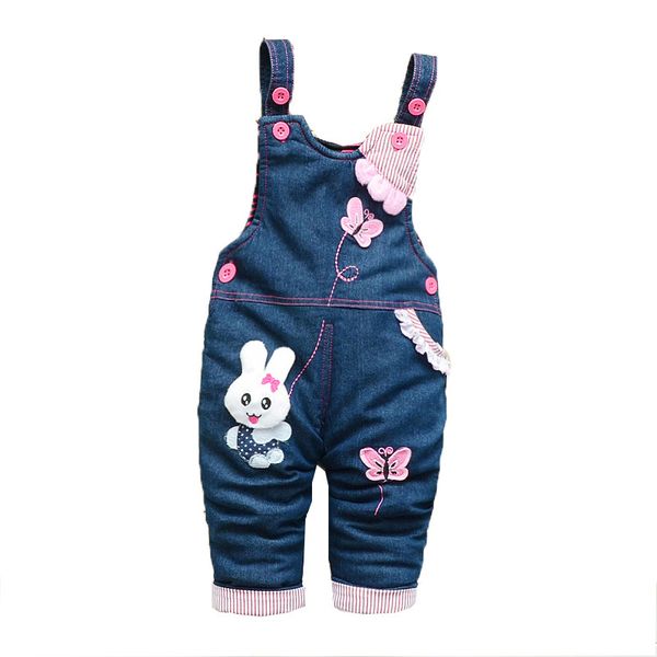 

baby girl overalls spring infant cotton jeans rompers bebes cartoon clothes toddler denim pants jumpsuit kids clothing, Blue