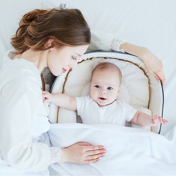 

folding crib outdoor travel bed mummy bag shoulder bag kid outdoor portable baby bed newborn infant multi-function backpack gift