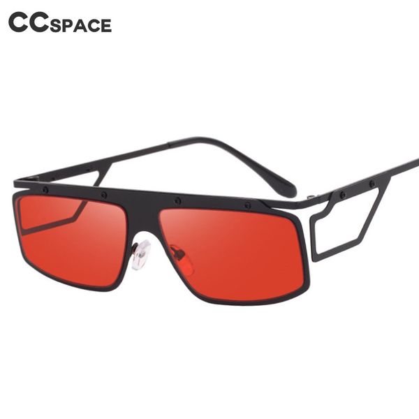 

49055 square metal frame luxury sunglasses men women fashion shades uv400 vintage glasses, White;black