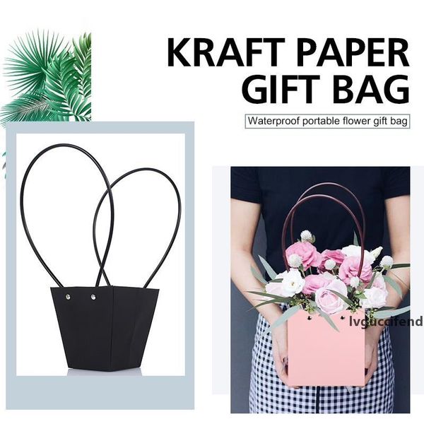 

paper handy gift bag box bunga handy flower bag florist festival wedding livingroom party fashion beautiful