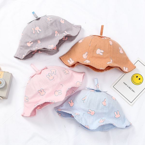 

summer fisherman boys' plaid thin children's fisherman baby cap baby cap sun hat girls' sun hat, Yellow