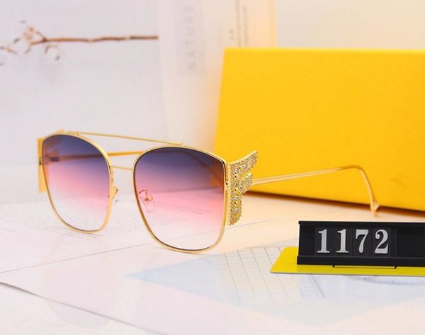 

brand men and women driving hd big frame sunglasses polaroid hd resin lens fashion design frame angel wings 1172, White;black