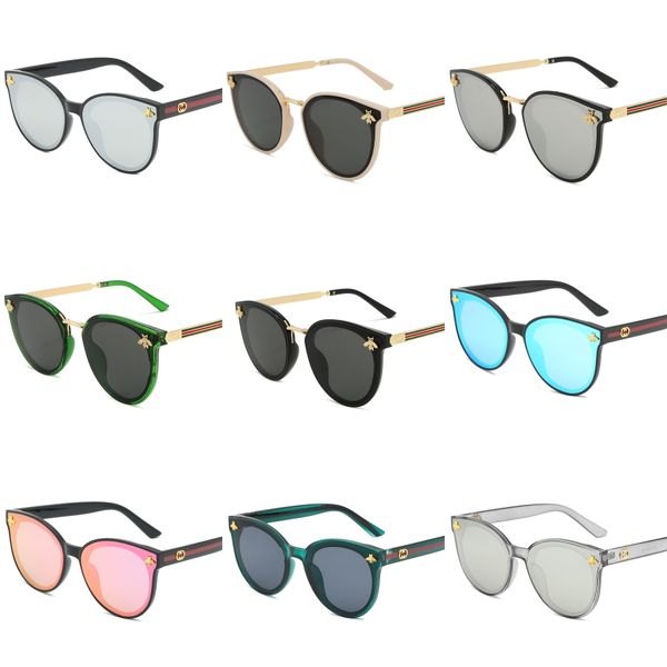 

2020 new arrial steampunk sunglasses women men metal frame double bridge uv400 lense retro vintage sun glasses 11 colors#547, White;black