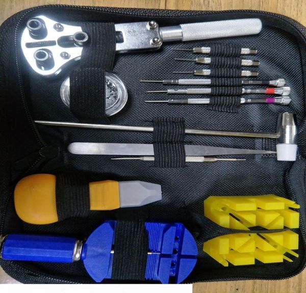 

i 147pcs watch link pin remover watchmaker case opener repair tool kit set opener link spring bar remover horlogemaker gereedschap