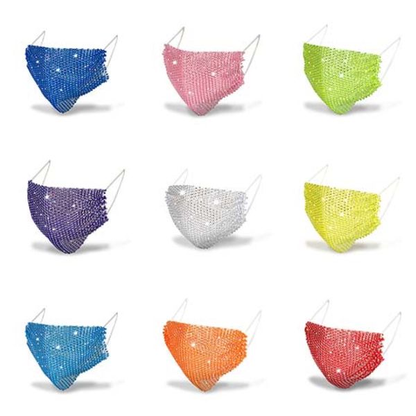 

cotton dustproof mouth face mask anime bling rhinestone lucky bear women men muffle face rhinestone mouth masks new#558