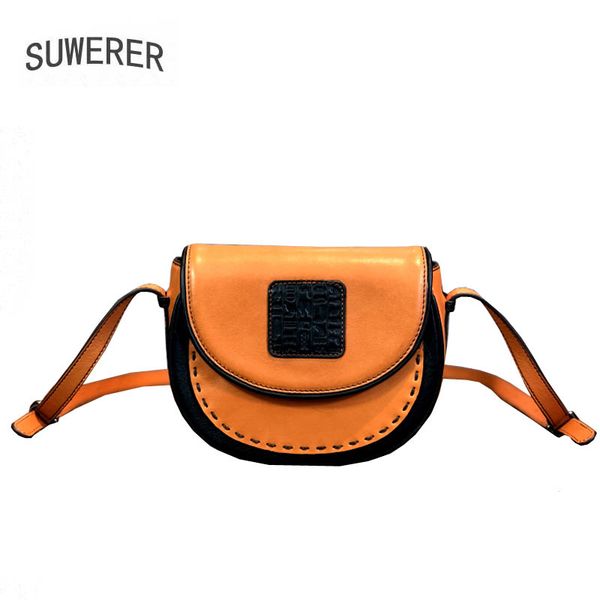 

suwerer new genuine leather bag fashion real cowhide leather shoulder bag women luxury handbags crossbody bags for women