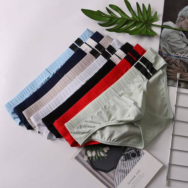 

underpants men briefs jockstrap seamless cotton underwear cueca ropa interior masculina slip gay panties srting tanga bikini plus size, Black;white