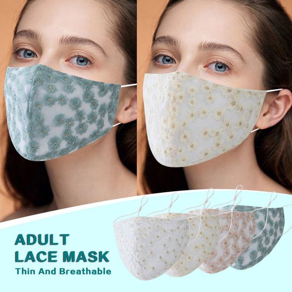 

fashion floral face mask adjustable mouth mask double layer washable reusable