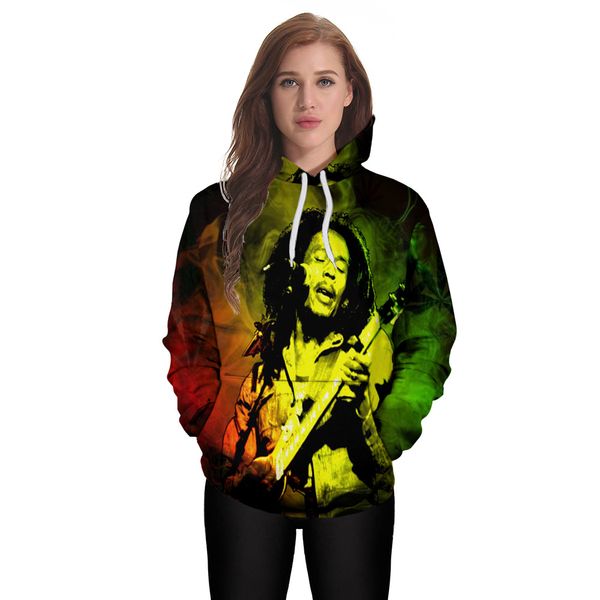 

первоисточник характер печатных толстовка мужчины знаменитости вдохновленный толстовка пуловер мода карманный мужчины свитер с капюшоном, Black