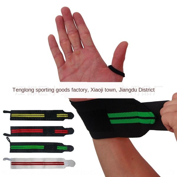 

u3qpl elastic winding strap sports wristband protective wrist strapbasketball wristbandbasketball weightlifting sports protective gear windi, Black;red