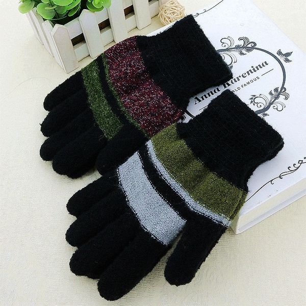 

winter warm single-layer warm and gloves knitted wool gloves outdoor riding mohair