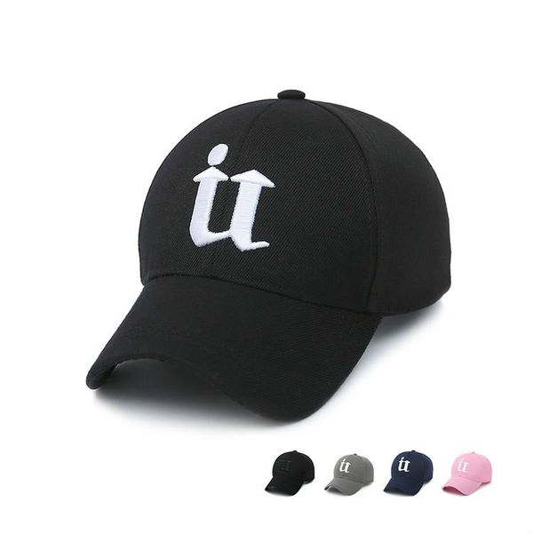 

2020 men's hat outdoor women shade baseball mesh cap summer golf u letter embroidered adjustable peaked outdoor gorras bone caps, Black;white