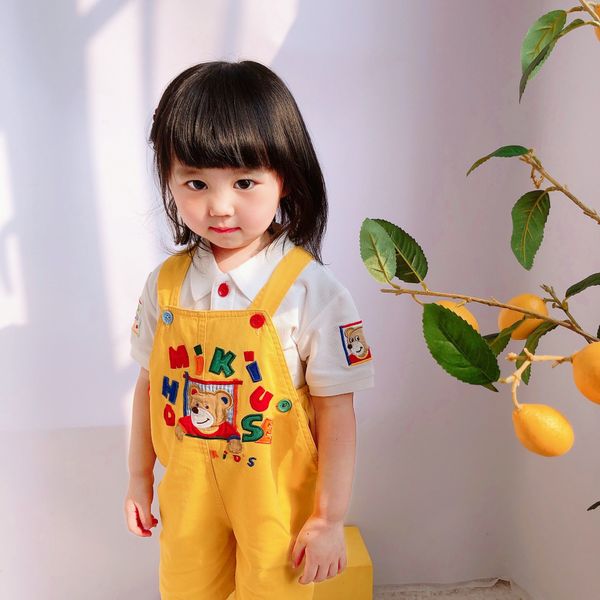 

miki window bear panty panty boys and girls baby tide brand children's pants cartoon western style belt pants, Blue