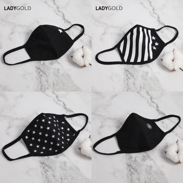 

disposable fa masks 3 layer ear-loop dust mout masks er 3-ply non-woven disposable dust mask soft breatable outdoor part 1b03#733, Black