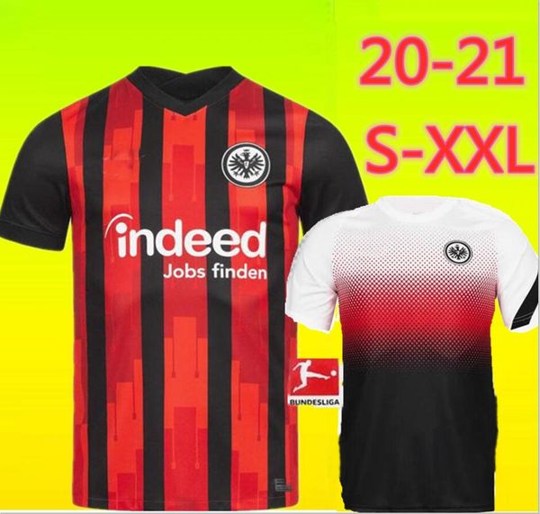 

20 21 eintracht frankfurt soccer jersey silva costa 2020 2021 frankfurt home dost sow kostic hinteregger kamada men kids kitn football shirt, Black;yellow