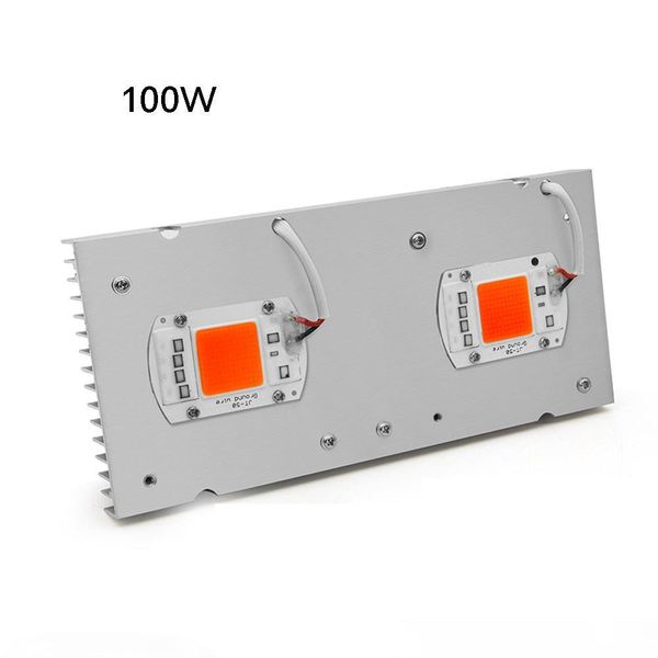 

cob led grow light full spectrum actual power 100w led plant grow lamp for indoor plants veg & flowering stage