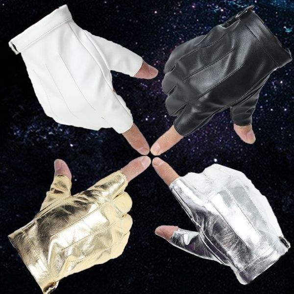 

pjvbk half finger imitation leather pu men's three-way rib three-line breathable outdoor sports outdoor sports bicycle gloves gloves wo, Black