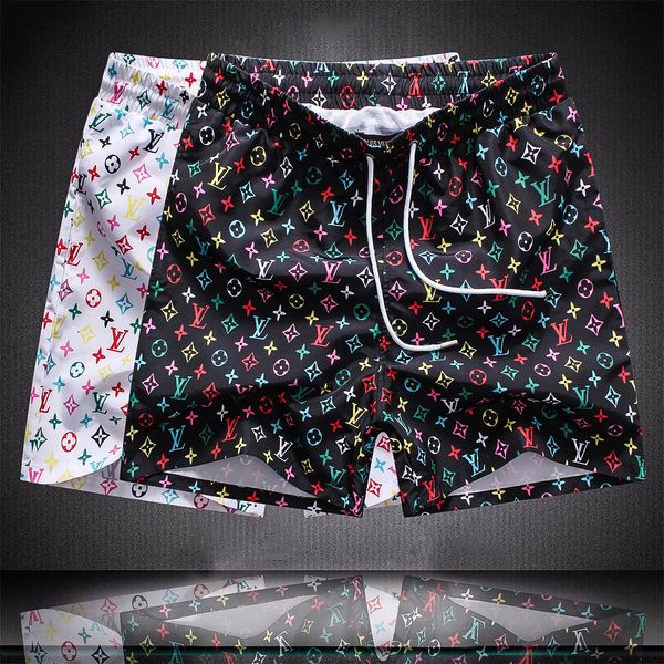 

wholesale summer fashion shorts new designer board short quick drying swimwear printing board beach pants men mens swim shorts p892, White;black