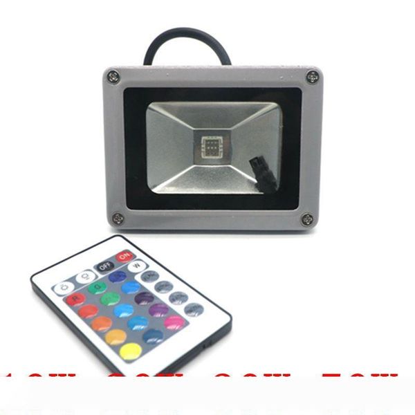 

10w 20w 30w 50w rgb led floodlight outdoor flood light ir remote control 16 colors