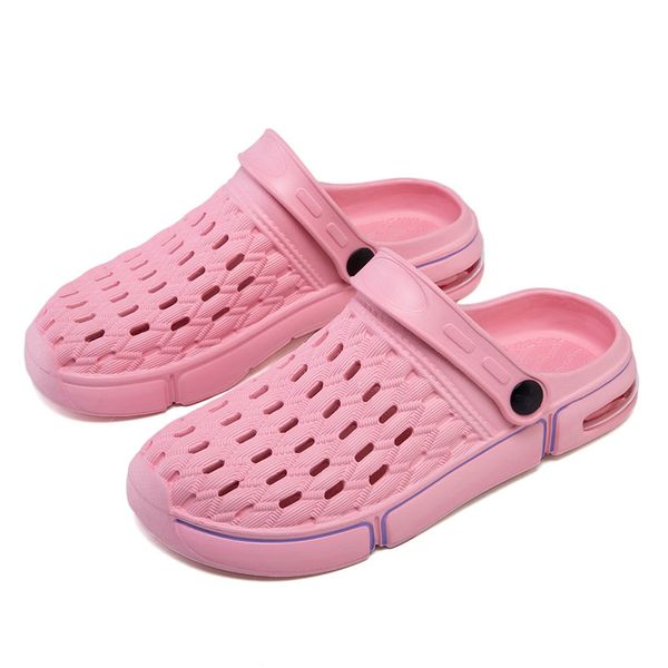 

2020 summer ladies beach pink women sandals crocse shoes eva lightweight flat sandles colorful shoe sandalias, Black