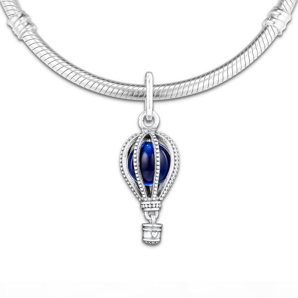 

2019 оригинал 925 sterling silver jewelry hot air balloon мотаться charm beads подходит для европейского pandora браслеты ожерелье для женщи, Bronze;silver