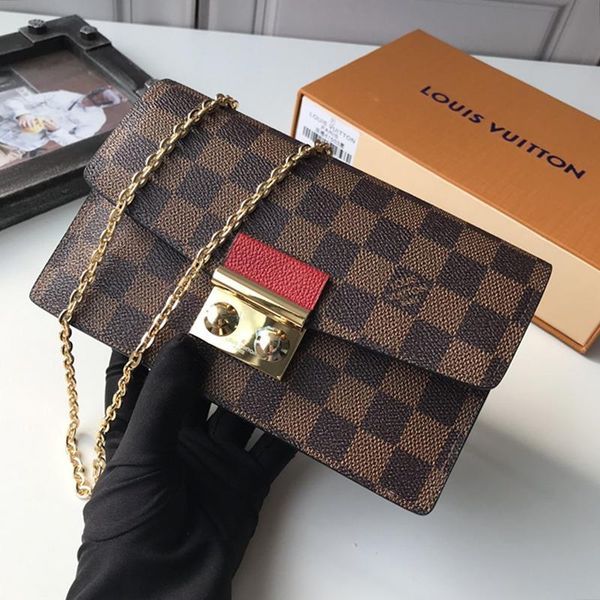 

drop ship womens bags fashion classic flap luxury designer chain plaid leather bags women shoulder bags crossbody bag messenger bag