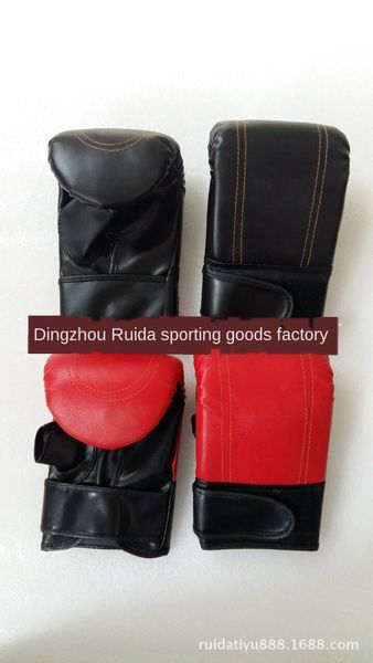 

leaking thumb and gloves sanda children's boxing thai boxing gloves sanda trainer