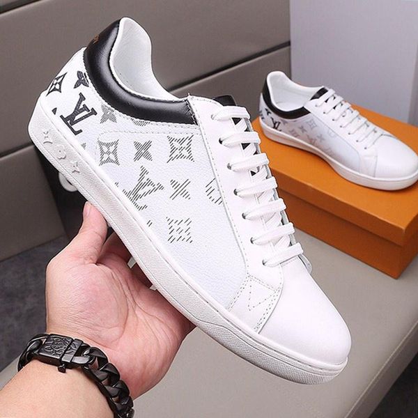 

drop ship luxembourg sneaker mens shoes comfortable footwears breathable vintage outdoor walking low lace -up shoes scarpe da uomo, Black