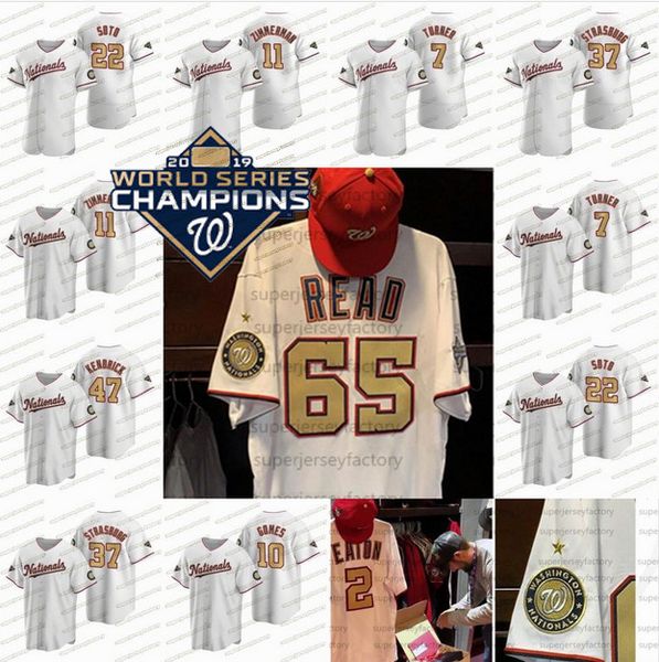 

nationals jersey 22 juan soto 31 max scherzer 2020 gold trimmed championship jerseys stephen strasburg adam eaton kendrick doolittle suzuki, Blue;black